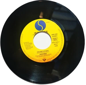 MADONNA 7" Holiday / True Blue JUKEBOX Edn GERMAN for UK large hole VG - Picture 1 of 6