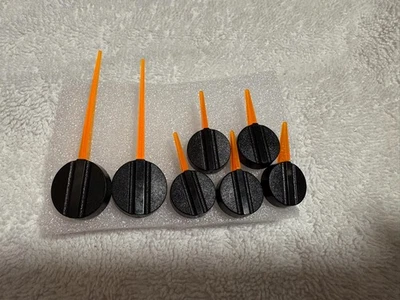 JUEGO DE 7 AGUJAS CHEVY/GMC CAMIÓN/SUV VELOCÍMETRO MEDIDOR CLÚSTER, NARANJA PUNTERO OEM Foto 1 de 2