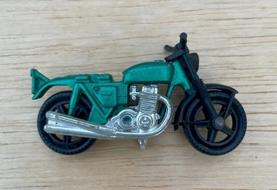 VINTAGE 1974 MATCHBOX Superfast No.18 Hondarora Motorcycle Green No Box - Image 1 of 3
