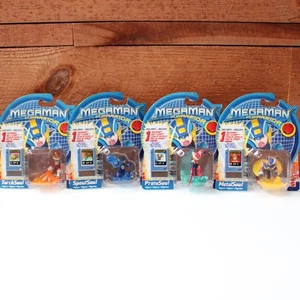 MegaMan NT Warrior Figure Bundle (4-Pack) TorchSoul, SpoutSoul, ProtoSoul 2004 - Picture 1 of 11