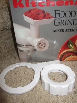 KitchenAid Mixer FGA Food Grinder Replacement Attachment Screw Cap Ring & Wrench - Image 1 of 4