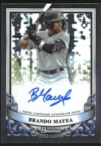 Autografi Bowman Sterling Prospect 2024 #PABMY Brando Mayea Auto - Foto 1 di 2
