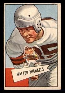1952 Bowman Large #62 Walter Michaels VG+ - Picture 1 of 2