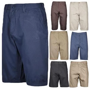 Pantalones Cortos Chinos Para Hombre Informales 100% Algodón Medio Pantalón Verano Carga Jeans Todas las Tallas 30-44 - Imagen 1 de 36