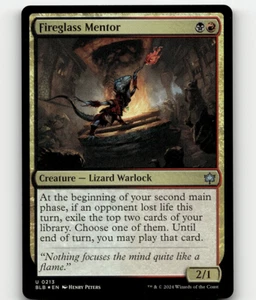 FOIL - MTG Fireglass Mentor #213 - Bloomburrow - Picture 1 of 1
