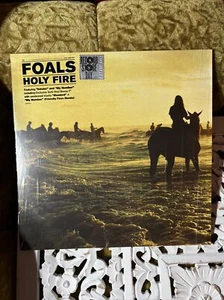 Foals Holy Fire LP LTD EDITION Gold +45rpm Warner Bros with Hype 2013 SHIPS FREE - Imagen 1 de 7