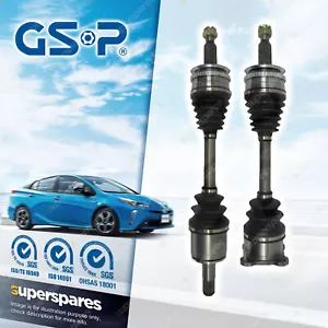 Pair GSP Front LH + RH CV Joint Drive Shaft for Mitsubishi Triton MQ MR MN ML - Picture 1 of 2