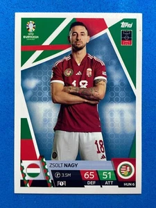 HUN6 Zsolt Nagy (Ungary) Topps UEFA Euro 2024 Match Attax - Bild 1 von 1