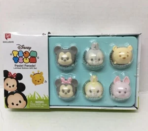 Disney Tsum Tsum Vinyl Pastel Parade Gift Set Limited Edition Mickey Minnie Pooh - Picture 1 of 6