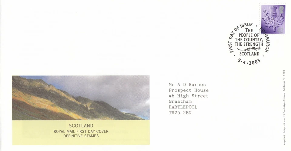 42p GB Scotland Definitive FDC Edinburgh 2005 (96842)  - Image 1 of 1