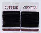 Cuttiee 2 Pks #10 Elastic Hairband Hairties Ponytail Holder 4mm No Metal 16Ps/cd