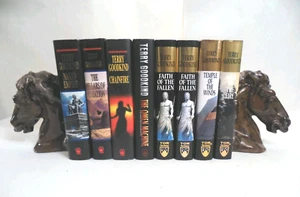 "Terry Goodkind" "Sword of Truth" Series Lot of 8 HB's, DJ's, YA, A 90's Y2K - Imagen 1 de 10