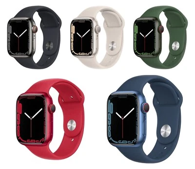 Apple Watch Series 7 41mm 45mm WiFi + GPS + Bluetooth - Heavy Scratch - Image 1 of 4