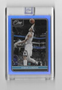 Aaron Gordon 2021-22 Panini One and One Basketball Purple Parallel 23/25 Nuggets