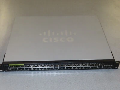 Cisco SF350-48MP (8 support 60W PoE) 48 Fast Ethernet 2 Gigabit Ethernet  Switch - Image 1 of 3