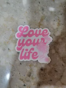 New Pura Vida Love Your Life February 2023 Monthly Bracelet Club STICKER - Picture 1 of 1