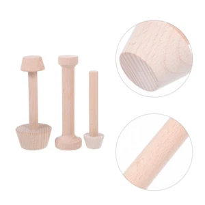 3PCS Wood Egg Tart Molds Tart Baking Egg Tart Bakeware Egg Tarts Baking - Picture 1 of 12
