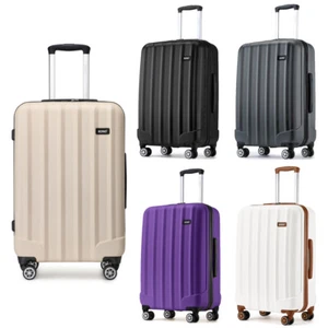 28Inch ABS Hard Shell Large Suitcase Spinner 4 Wheels Luggage Trolley TravelCase - Picture 1 of 68