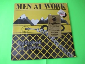 MEN AT WORK BUSINESS AS USUAL LP EX SHRINK VINYL RECORD - Picture 1 of 2