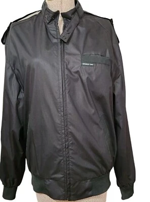 Members Only Jacket Men's Med-Long Black Racer Bomber NWOT - Image 1 of 4