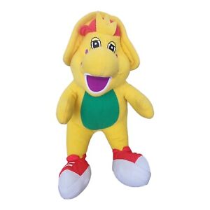 Barney & Friends BJ The Dinosaur Yellow Plush Toy 2003 Vintage Fisher Price 