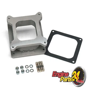 HOLLEY DOMINATOR 4500 TO 4150 SQUARE BORE CARB CARBY 2" ADAPTOR EDELBROCK 8716 - Picture 1 of 1