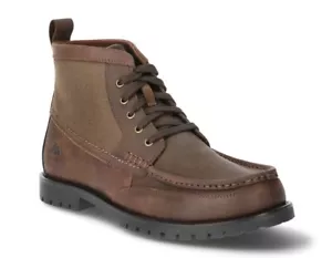 Ozark Trail Men's Rolled Chukka Brown Boots Genuine Leather Upper Size 9.5 - Picture 1 of 5