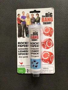 The Big Bang Theory Rock Paper Scissors Lizard Spock Dice Game New - Picture 1 of 2