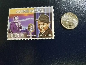 Frank Sinatra American Actor 2008 Guine-Bissau Perforated Stamp - Picture 1 of 1