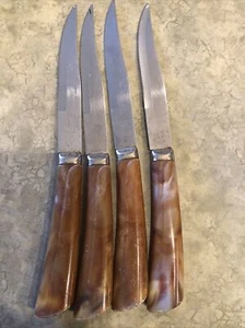 Vintage Set of 4 Steak Knives Westall Richardson Sheffeld England  John Hull  - Picture 1 of 8