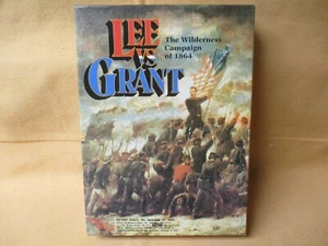 Victory Games Lee vs. Grant Wargame / 1988 Bookcase / Unpunched and Complete - Picture 1 of 5