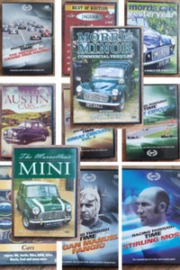 Classic Car DVD Motor Racing DVD Mini Car Austin Morris Minor Jaguar DVDs CHOOSE - Picture 1 of 12