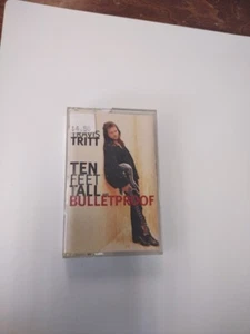 TRAVIS TRITT - TEN FEET TALL AND BULLETPROOF CASSETTE TAPE LIKE NEW OOP - Picture 1 of 3