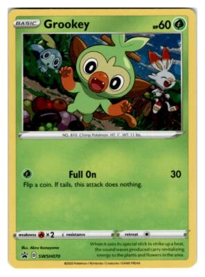 SWSH: Sword & Shield Promo Cards #SWSH070 Grookey - Image 1 of 2