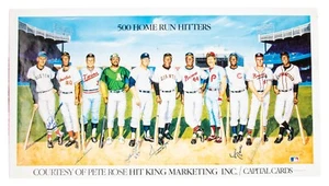 Mickey Mantle Ted Williams Willie Mays Signed 500 Home Run Photo CREASED JSA COA - Picture 1 of 5