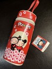 Vintage Pucca And Garu Barrel Pencil Case Funny Love 2002