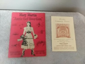 ANNIE GET YOUR GUN Program 1948 Hershey Community Theatre - MARY MARTIN - Picture 1 of 9