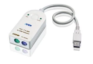 ATEN UC100KMA cavo PS/2 03 m 2x 6-p Mini-DIN USB A Bianco - Foto 1 di 1