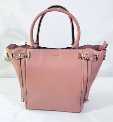 Michael Kors Medium Amelia Top Zip Tote, Rose Pink - Image 1 of 4