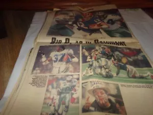 Dallas Morning News Dallas Cowboys Super Bowl 28 XXXV111 The Judds Half Time 94 - Foto 1 di 15