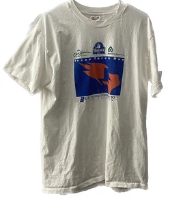 Texas Torch Run 1993 U.S. Olympic Festival San Antonio T-SHirt, Men's Large Vtg - Picture 1 of 9