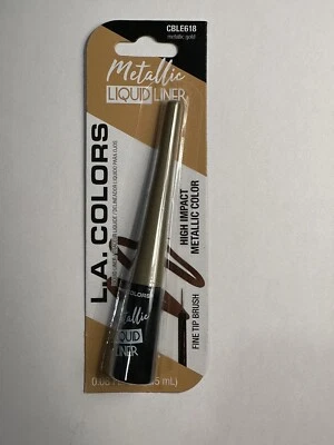 L.A. Colors Metallic Liquid Liner High Impact Fine Tip Brush METALLIC GOLD - Image 1 of 2