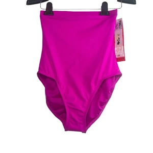 Traje de baño de tiro alto Spanx Core parte inferior talla 8 rosa baya playa crucero piscina - Imagen 1 de 8