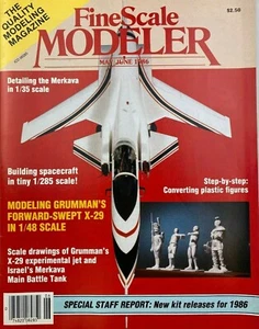 Fine Scale Modeler Vintage Magazine MAY/JUNE 1986 WWII Planes Cars Merkava Tank - Picture 1 of 11
