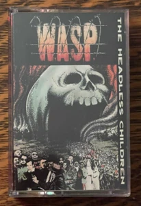 CASSETTE TAPE~ WASP~ 1989~ THE HEADLESS CHILDREN - Picture 1 of 7