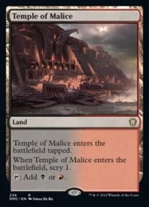 MTG - TEMPLE OF MALICE - Dominaria United Com (R) - Picture 1 of 1
