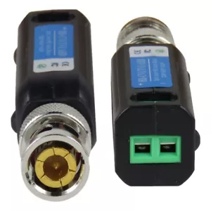 2Pcs HD 1CH Passive Video Balun Compatible W/ All HD-CVI TVI AHD Cable SCT-218B - Picture 1 of 8