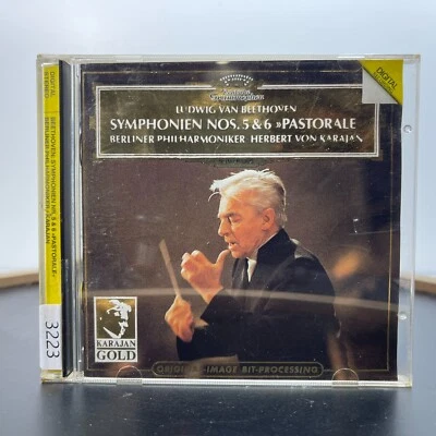 KARAJAN Beethoven Symphonies Nos. 5 & 6 Pastorale DG CD W. GERMANY POLYGRAM 1984 Foto 1 de 4