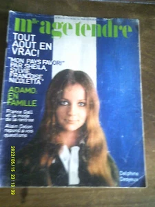1968 M ELLE AGE TENDRE SHEILA SYLVIE VARTAN ALAIN DELON FRANCE GALL - Imagen 1 de 4