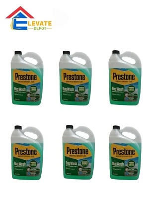 Lote de 6 líquidos para lavado de parabrisas Prestone AS657, 1 galón Foto 1 de 4